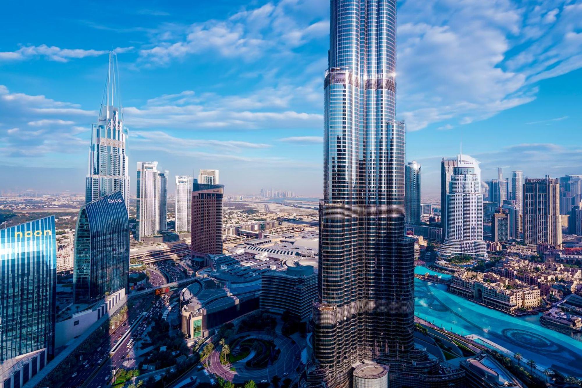 The Closest Building To Burj Khalifa With Fountain View In Address Opera Residence Dubaï Extérieur photo